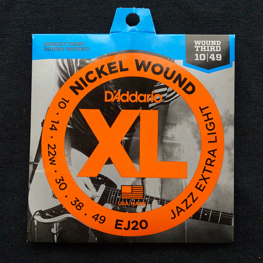 D'Addario EJ20 Set Electric Guitar XL Jazz Extra Light Strings