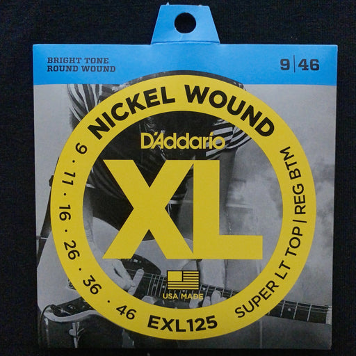 D'Addario EXL125 Set Electric Guitar XL Super Light/Regular Strings