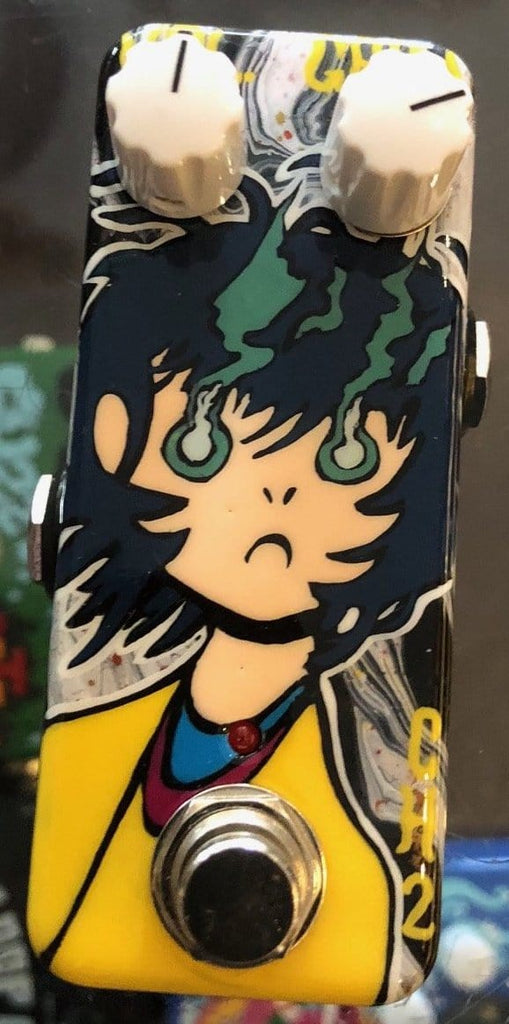 ZVex Channel 2 Boost Pedal Hand Painted NAMM 1/1 Anime ZVex Channel 2 Boost Pedal Hand Painted NAMM 1/1 Anime