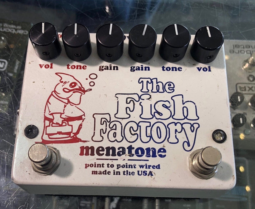 Used '04 Menatone Fish Factory Point to Point Overdrive Guitar Effect Pedal