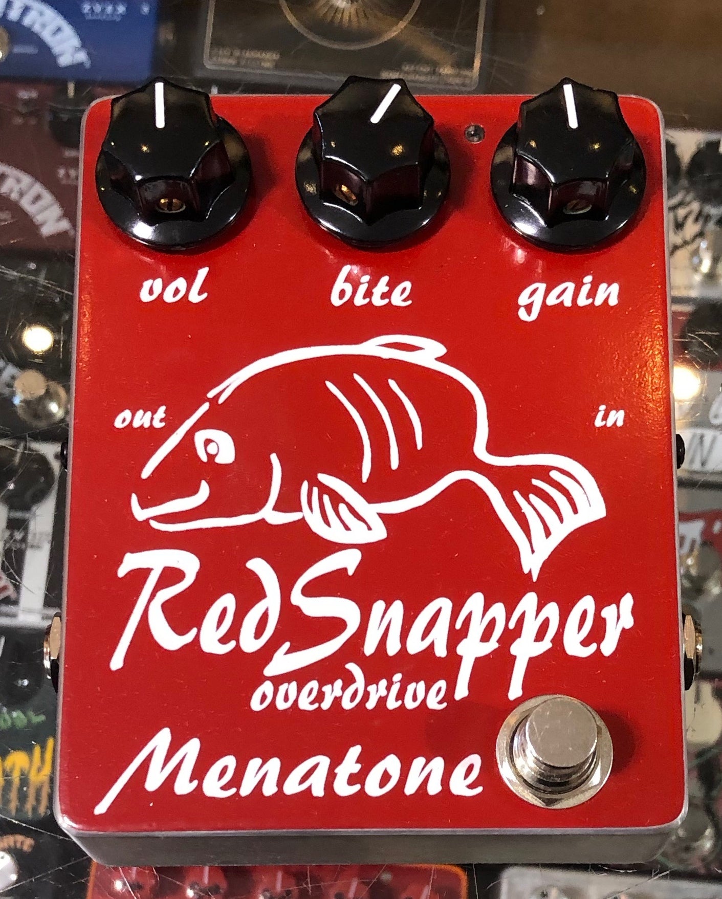 Menatone Red Snapper (Skinny Fish) 3 Knob Overdrive Point to Point Ped ...