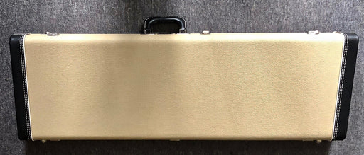 Used Fender Stratocaster Telecaster Case Blonde Tolex w/ Black Interior Hard Case