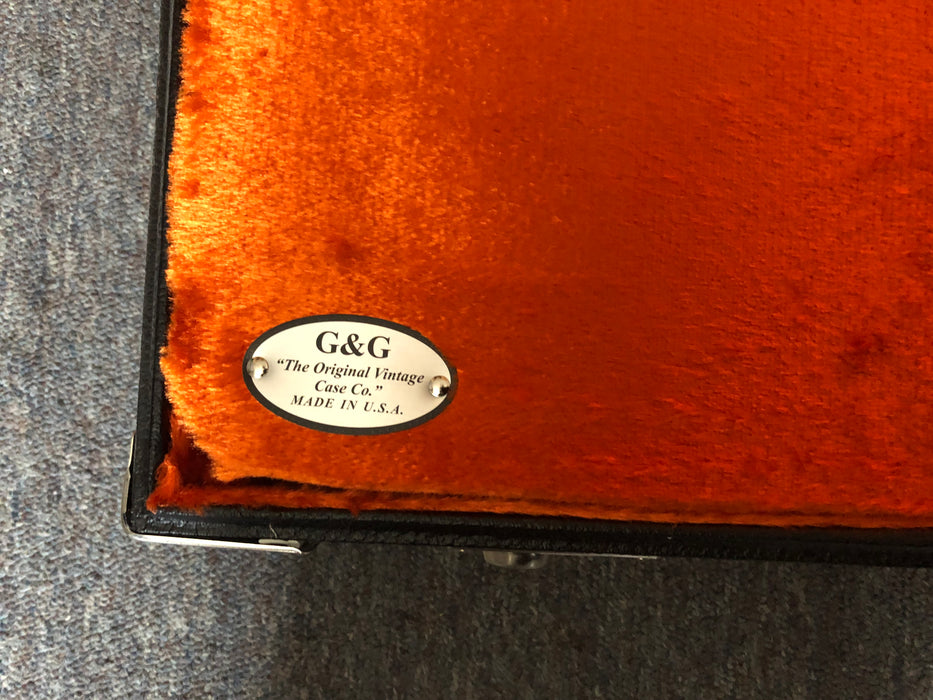 Fender Deluxe Stratocaster Telecaster Case Black Tolex w/ Gold Interior USA Made G&G Case