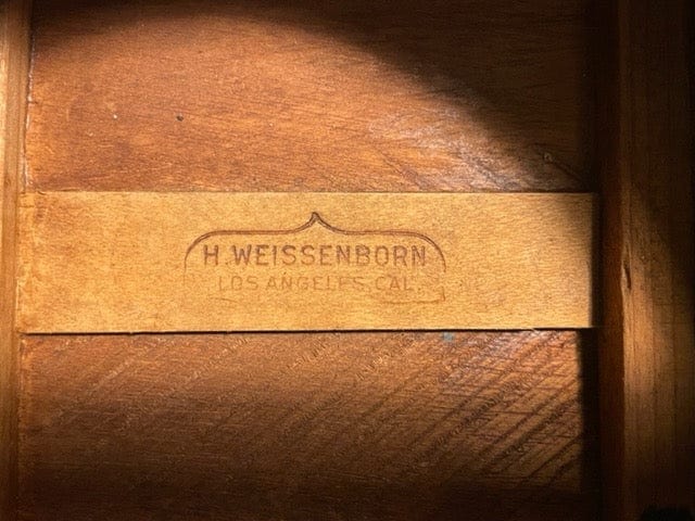 Vintage 1930s Weissenborn Hawaiian Style 1 Teardrop Koa Lap Steel With Soft Shell Case