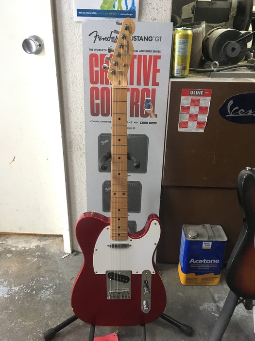 Used Fender Made in Japan Telecaster Electric Guitar Candy Apple Red With Bag