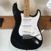 Used 1983 Fender '57 Vintage Reissue Maple Neck Stratocaster Electric Guitar - Black With OHSC Tweed