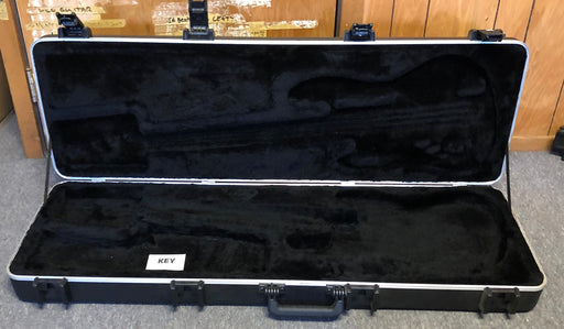 Used Fender American Standard Jazz Bass Black TSA Black Molded Plastic Bass Case