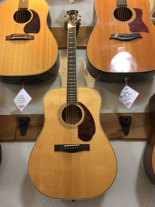 Used Fender PM-1 Paramount Series Acoustic Guitar With OHSC