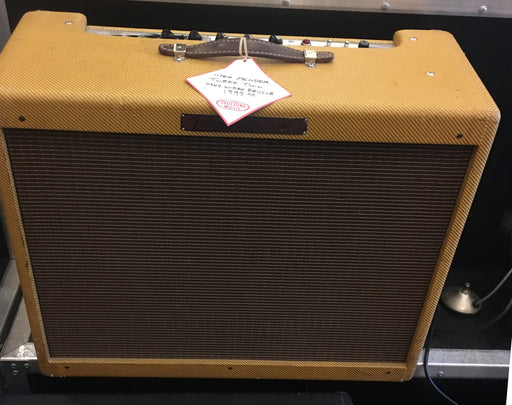 Used Fender '57 Twin Hand-wired Reissue Tweed 2x12" Tube Guitar Amplifier Combo