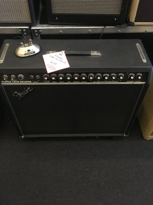 Used Fender Super Twin Reverb 2x12" Tube Guitar Amplifier Combo
