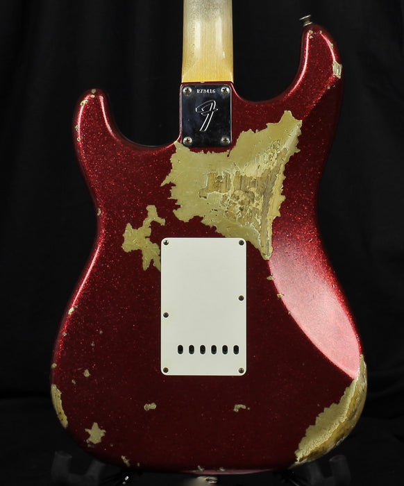 Fender Custom Shop '68 Heavy Relic Stratocaster Ash Body Red Sparkle