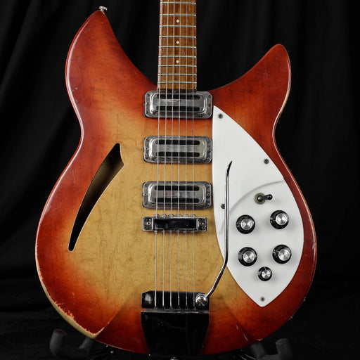 Vintage '66 Rickenbacker 345 Fireglo Semi Hollow Electric Guitar With OHSC