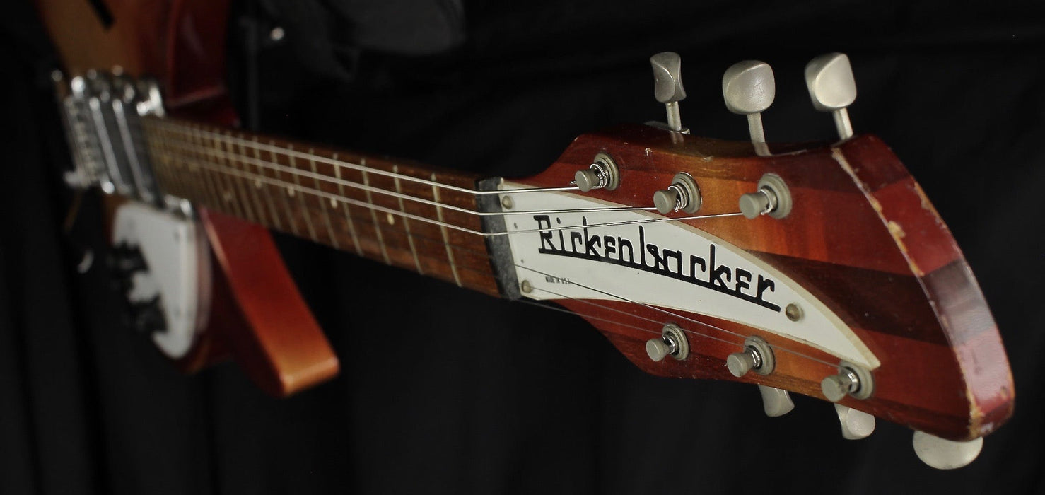 Vintage '66 Rickenbacker 345 Fireglo Semi Hollow Electric Guitar With OHSC