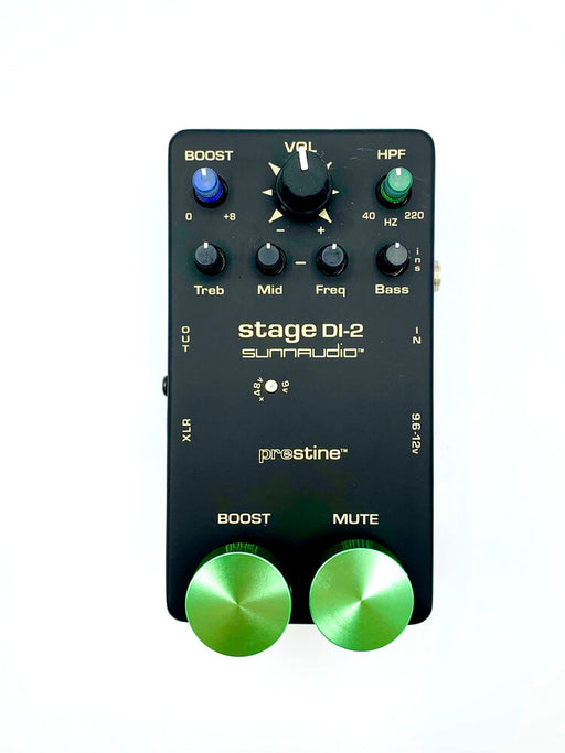 sunn beta preamp pedal Sunnaudio Stage DI-2 Prestine Preamp/EQ/DI Pedal — Truetone Music