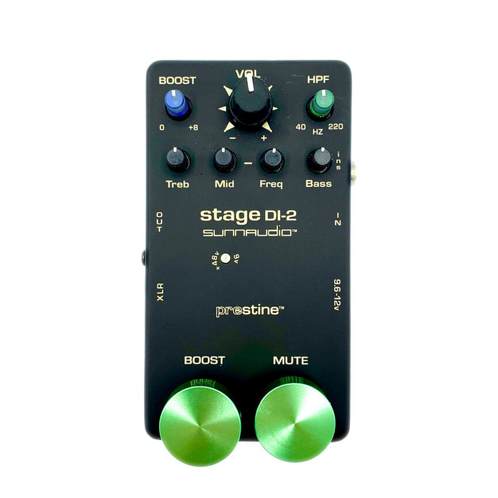 Sunnaudio Stage DI-2 Prestine Preamp/EQ/DI Pedal