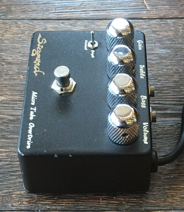 Used Siegmund Micro Tube Overdrive Guitar Effect Pedal With Box