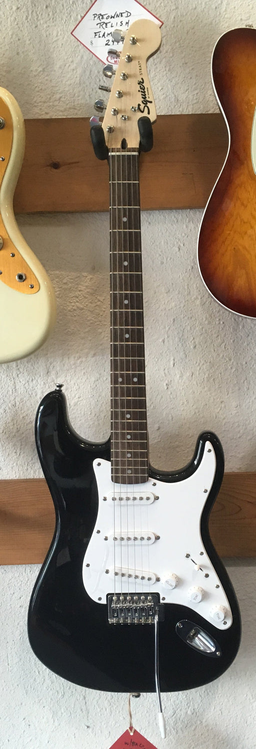 Used Squier Bullet Stratocaster Black Electric Guitar