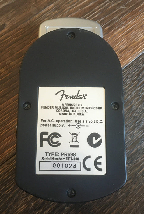 Used Fender DPT-100 Detachable Tuner Pedal