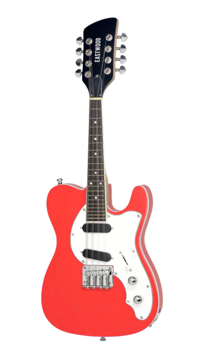 Eastwood Limited Edition Mandocaster Only 24 Made Fiesta Red