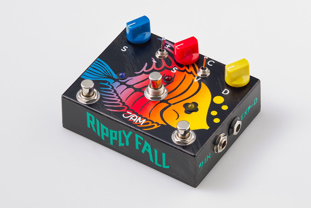 Jam Pedals Ripple Fall Bass Chorus/Vibrato Phaser Multi-Effect Bass Guitar Effect Pedal