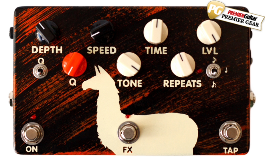 Jam Pedals Delay Llama Supreme Analog Tape Delay Guitar Effect Pedal