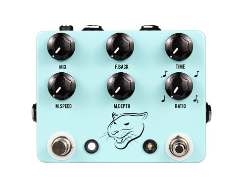 JHS Panther Cub V1.5 Analog Delay w/ Tap Tempo Guitar Effect Pedal