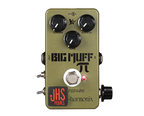 big top pedals JHS EHX Green Russian Big Muff Moscow Mod Guitar Pedal — Truetone Music