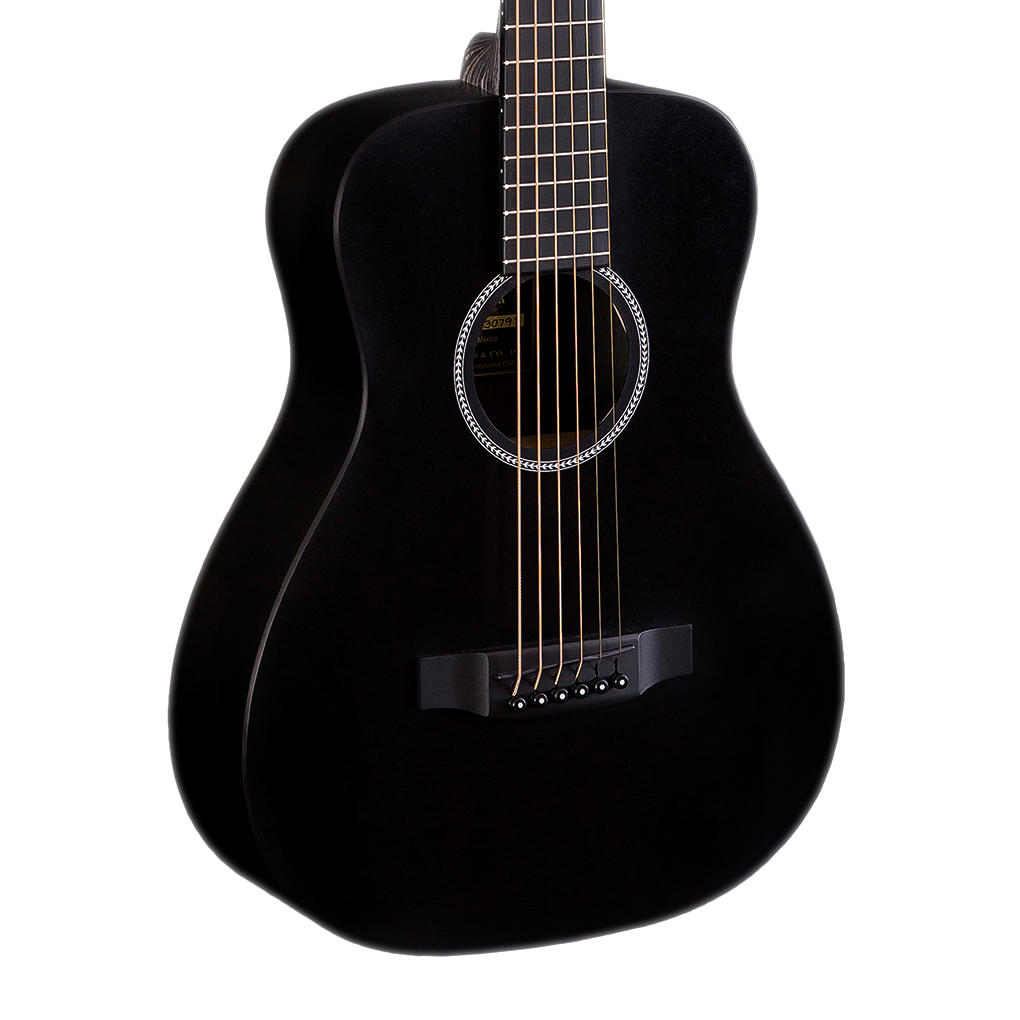 Martin LX Black Little Travel Acoustic Guitar LX Black — Truetone Martin LX Black Little Travel Acoustic Guitar LX Black — Truetone