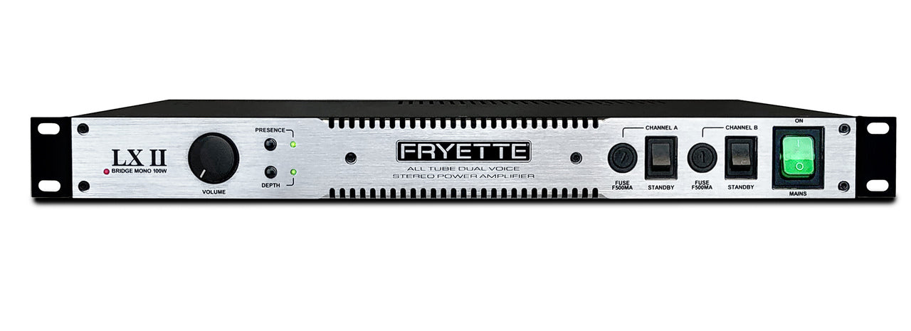 Fryette LX II 100 Watt Stereo Tube Power Amp (2x50 Watts)