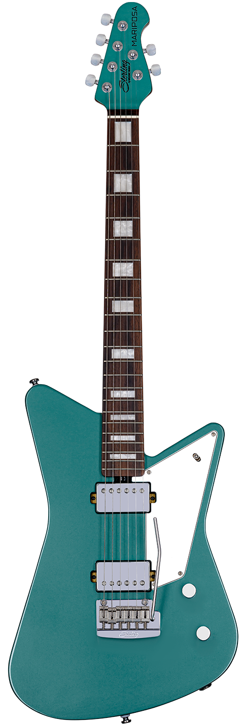 Sterling by Music Man Mariposa Dorado Green Electric Guitar