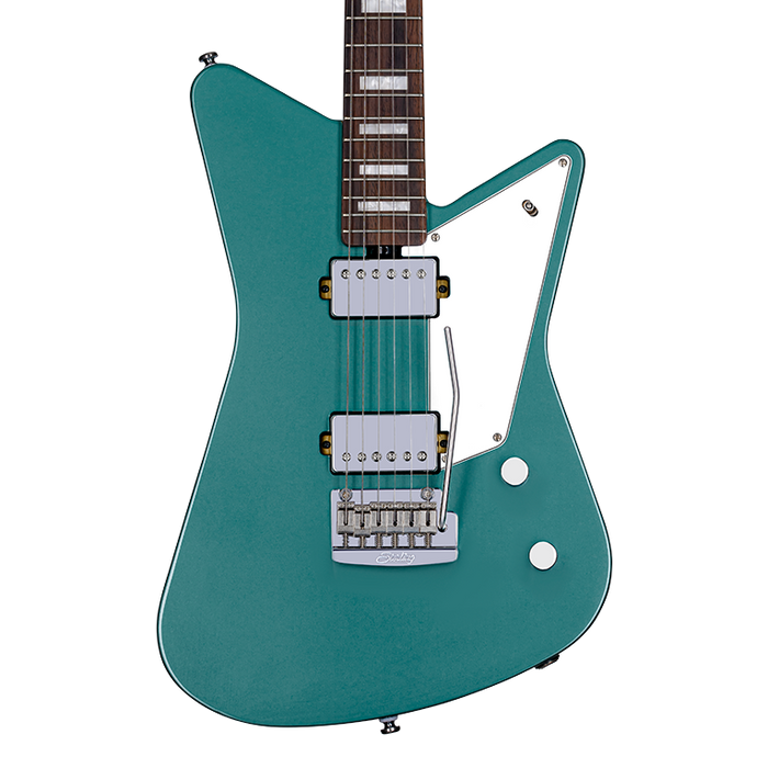 Sterling by Music Man Mariposa Dorado Green Electric Guitar