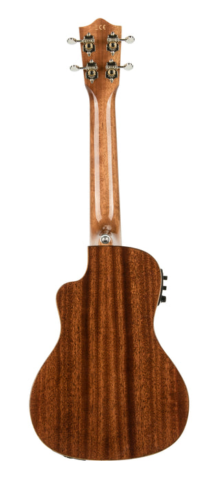 Lanikai MAS-CEC All Solid Mahogany Concert with Kula Preamp Acoustic Electric Ukulele