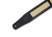 Levy's MCT26A-BLK 2 1/2" Wide Black Chrome-tan Leather Guitar Strap