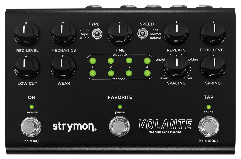 Strymon Midnight Edition Volante Magnetic Echo Machine — Truetone