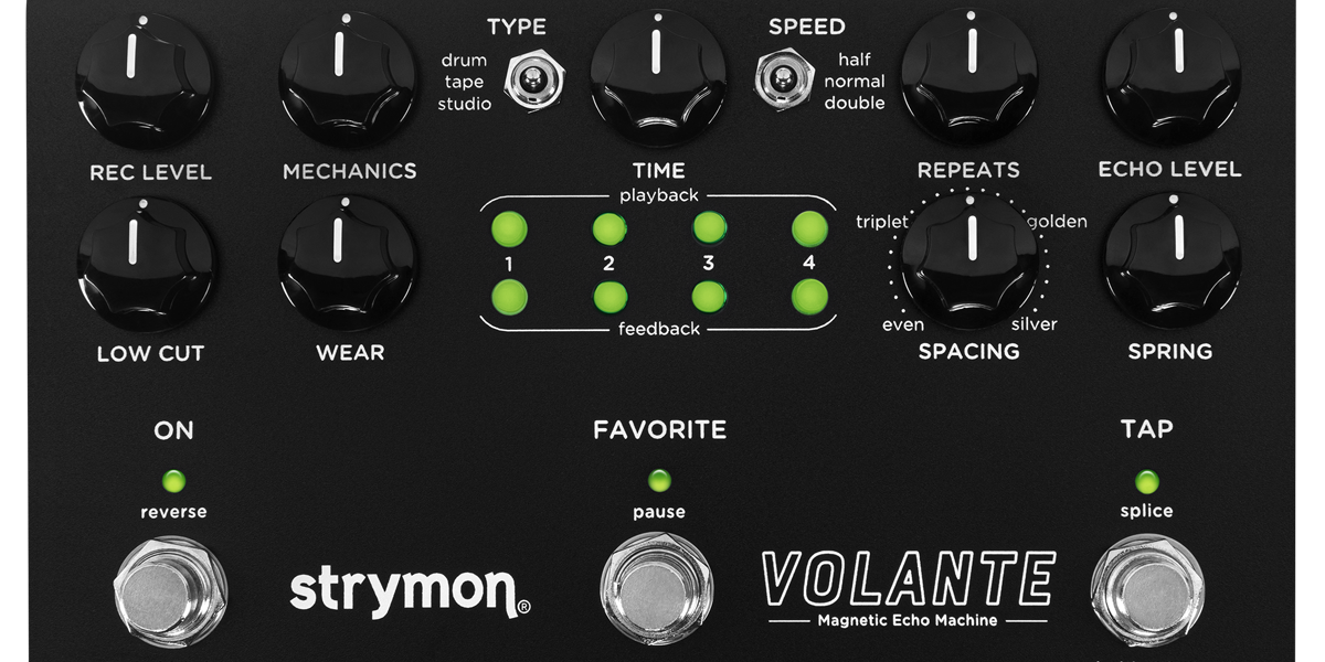 Strymon Midnight Edition Volante Magnetic Echo Machine — Truetone