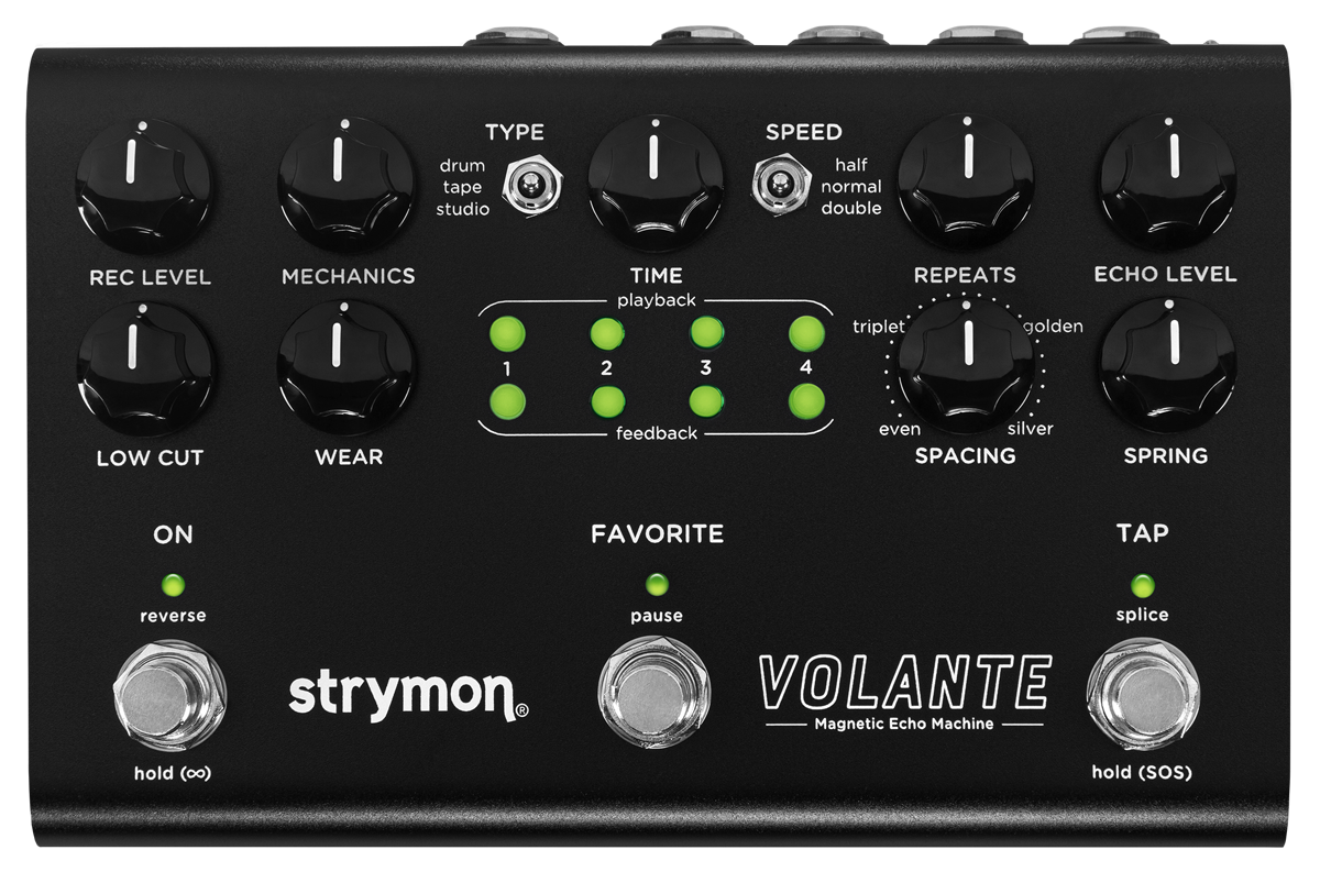 Strymon Midnight Edition Volante Magnetic Echo Machine — Truetone