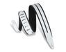 Levy's MG317DRS-WHT_BLU 2 1/2" Wide White Garment Leather Straps