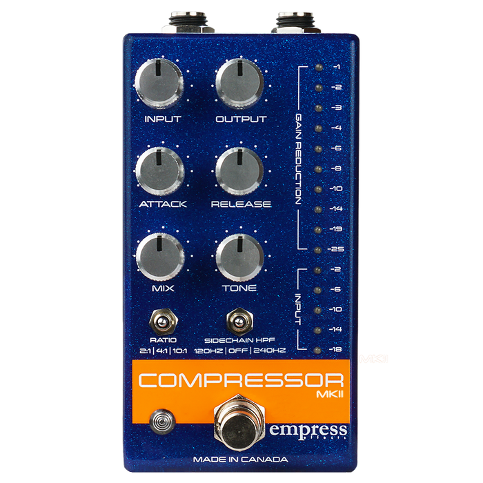 Empress Effects Compressor MKII Guitar Effect Pedal - Blue