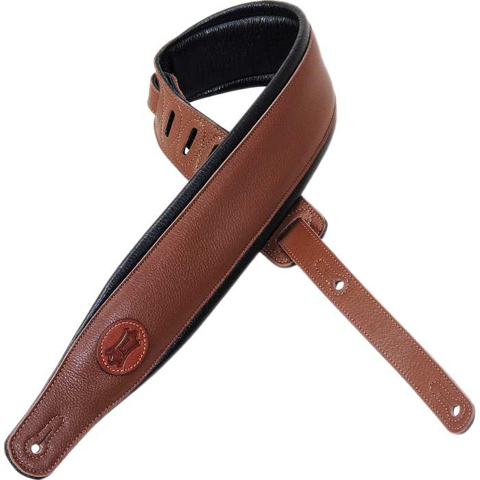 Levy's MSS3-2-BRN 2" Wide Brown Suede Guitar Strap