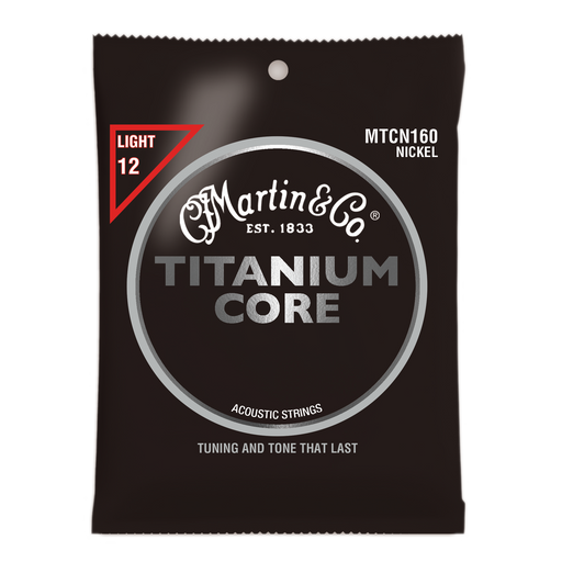 Martin MTCN160 Titanium Core Light Nickel Acoustic Guitar Strings