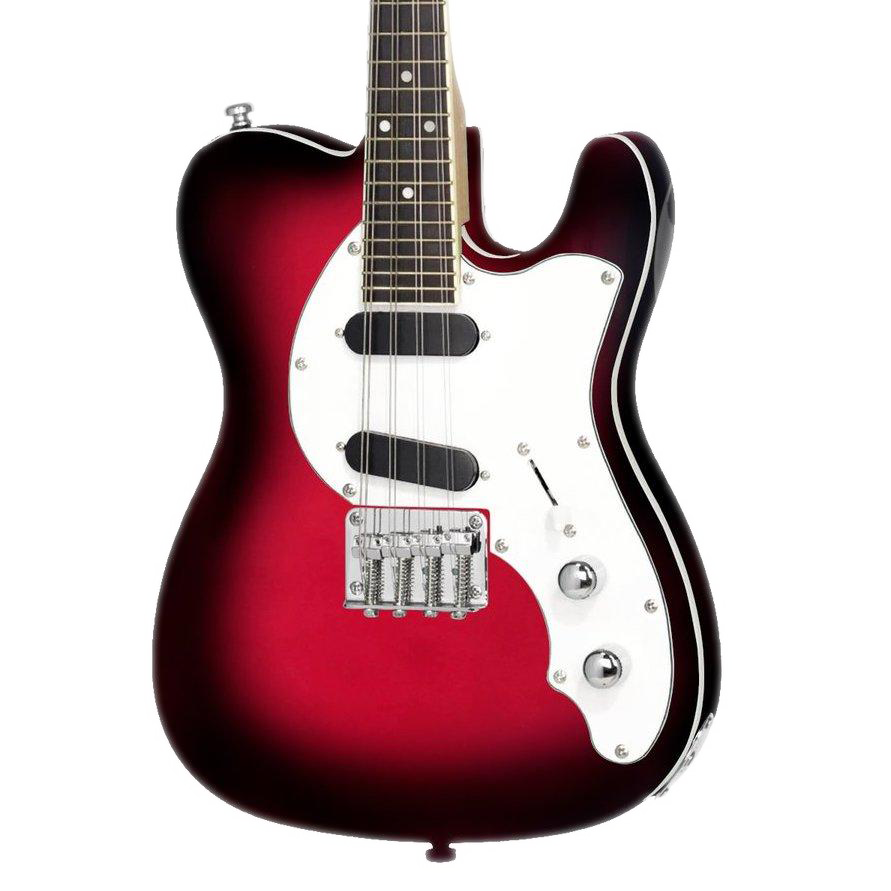 Eastwood Limited Edition 8 String Mandocaster Electric Mandolin Redbur ...