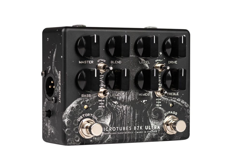Darkglass Electronics Limited Edition "The Squid" Microtubes B7K Ultra Distortion EQ Effect Pedal