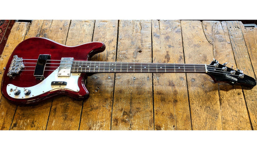 Eastwood Newport Bass Guitar - Cherry Red