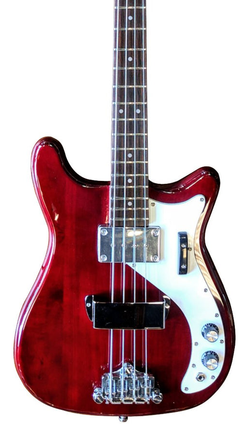 Eastwood Newport Bass Guitar - Cherry Red