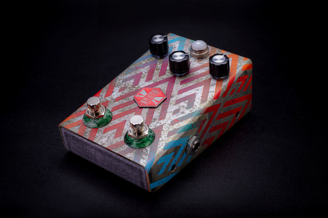BeetronicsFX Limited Edition Octahive Super High Gain Fuzz High Octave Dual Footswitch Red