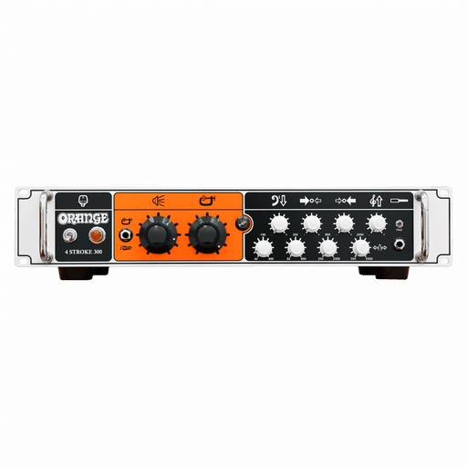 Orange 4 Stroke 300 300 watt, class AB, active 4 band parametric EQ, footswitchable class A compression, bal DI, rack mount