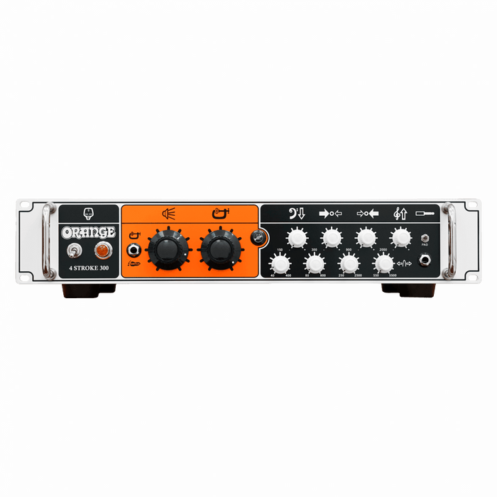 Orange 4 Stroke 300 300 watt, class AB, active 4 band parametric EQ, footswitchable class A compression, bal DI, rack mount