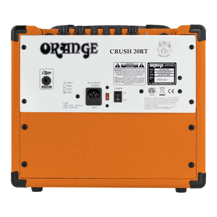 Orange Crush 20RT - 20-watt 1x8" Guitar Amplifier Combo