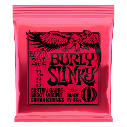 Ernie Ball 2226 Burly Slinky 11-52 Set Nickel Wound Electric Guitar Strings