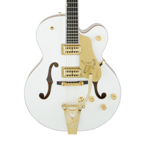 Gretsch G6136T-WHT Players Edition Falcon with String-Thru Bigsby Filter'Tron Pickups White Electric Guitar